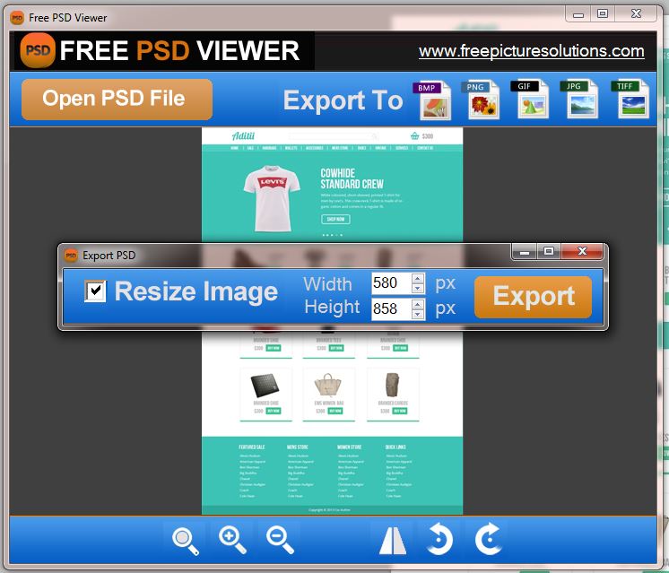 adobe photoshop psd file reader free download